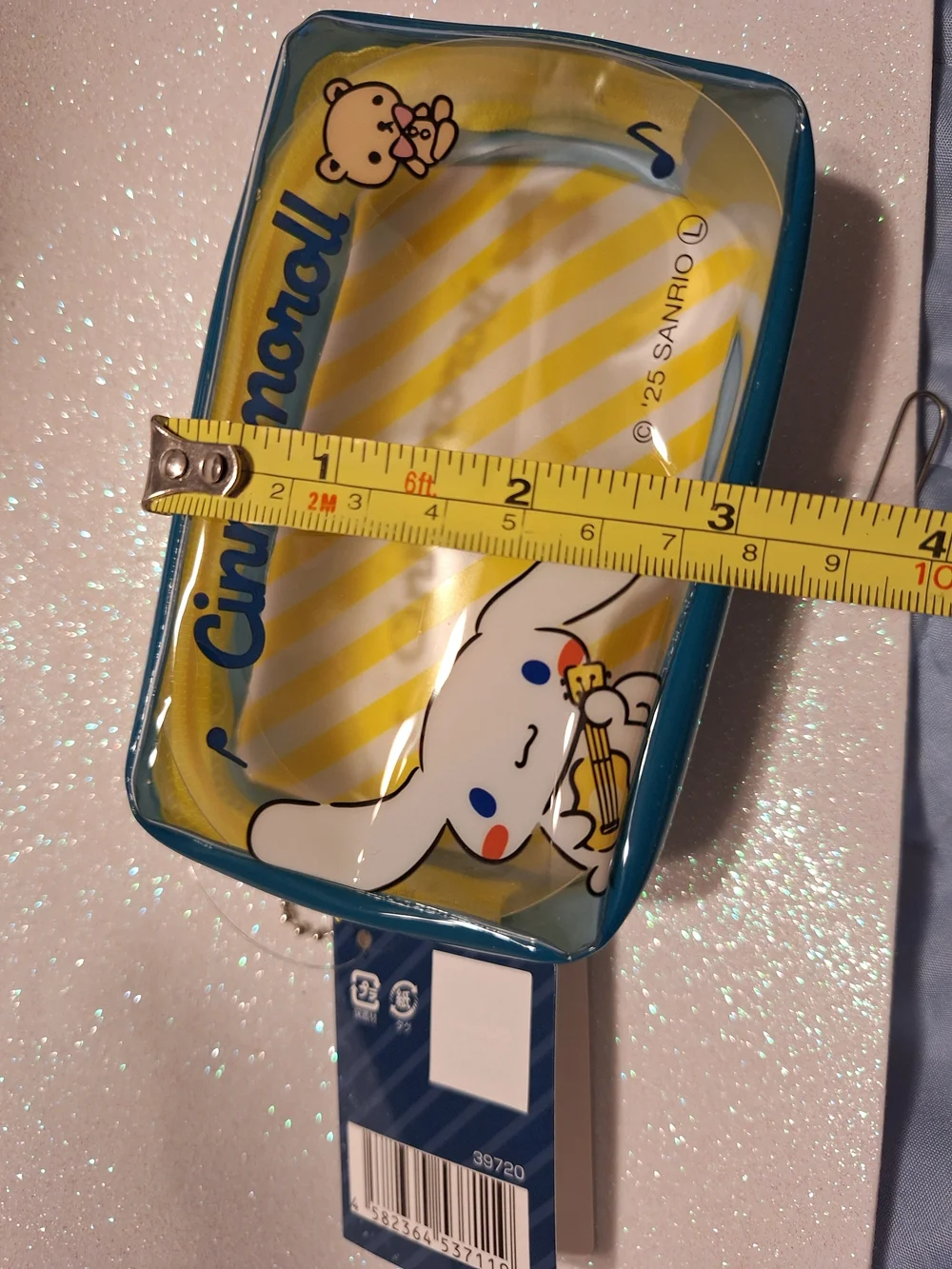 Cinnamoroll Blue & Yellow Vinyl Pouch New